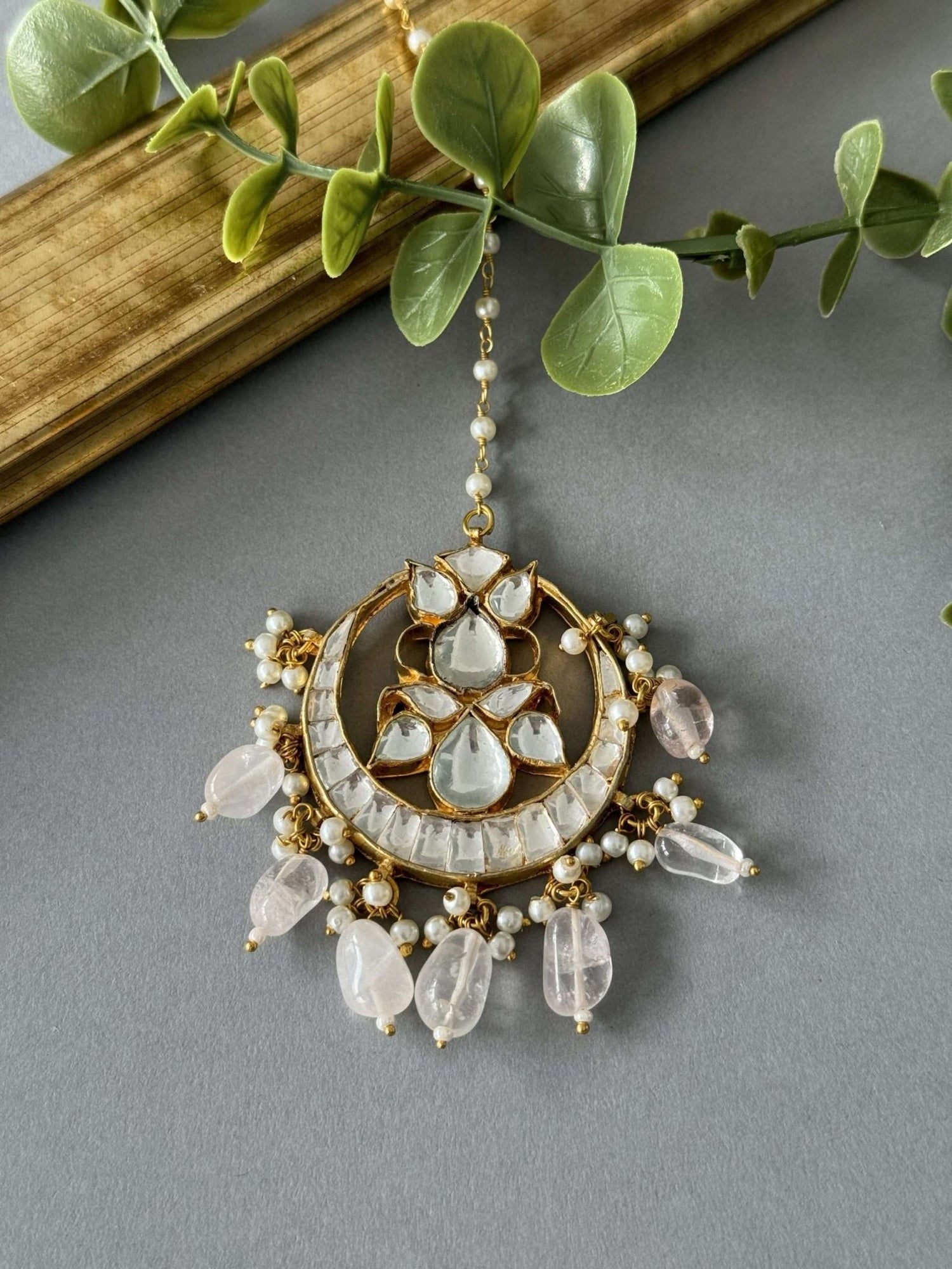Kundan Tikka - Blush - nk collection