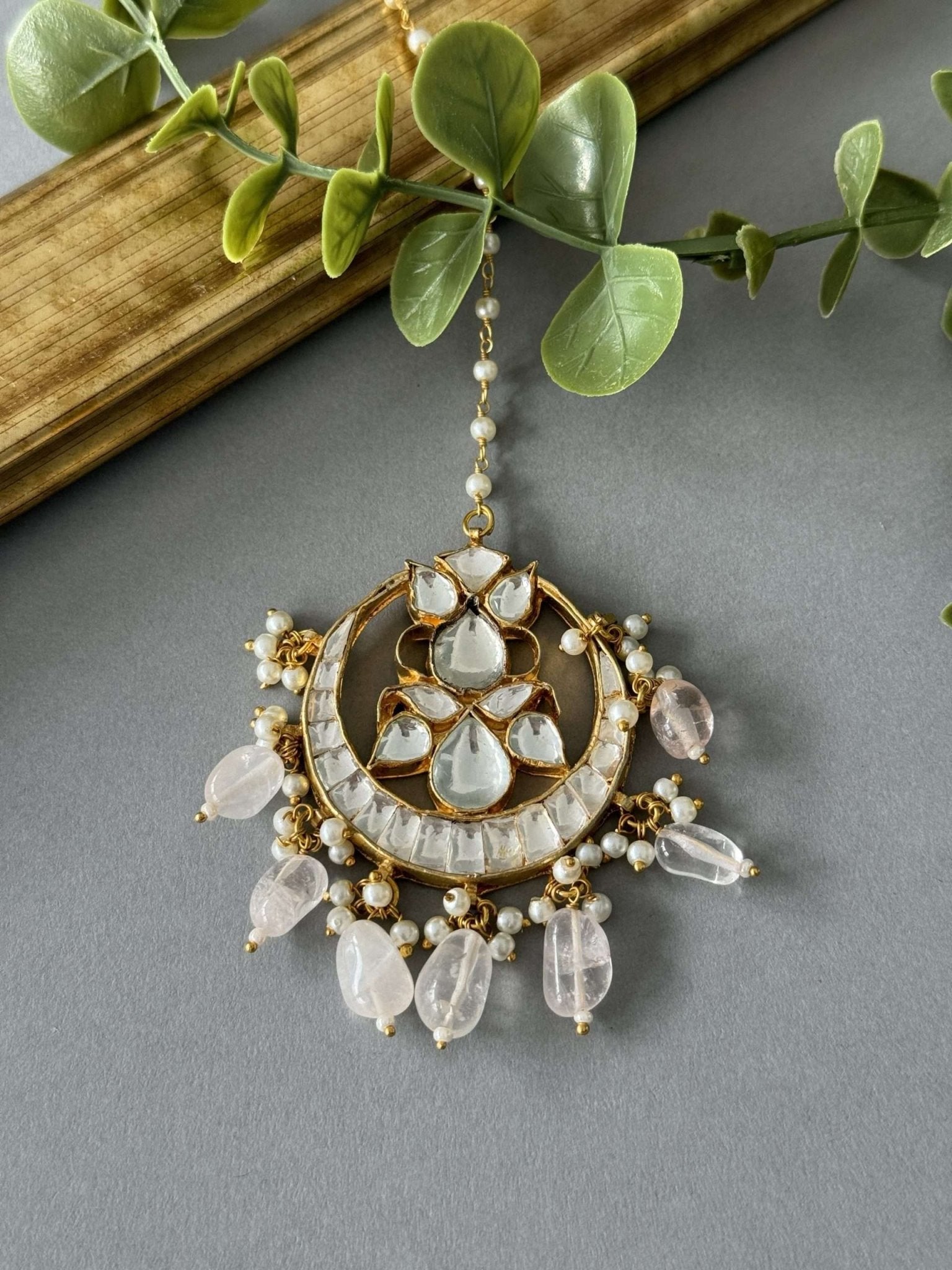 Kundan Tikka - Blush - nk collection