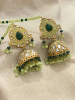 Meena Kundan Jhumke – Evergreen - nk collection