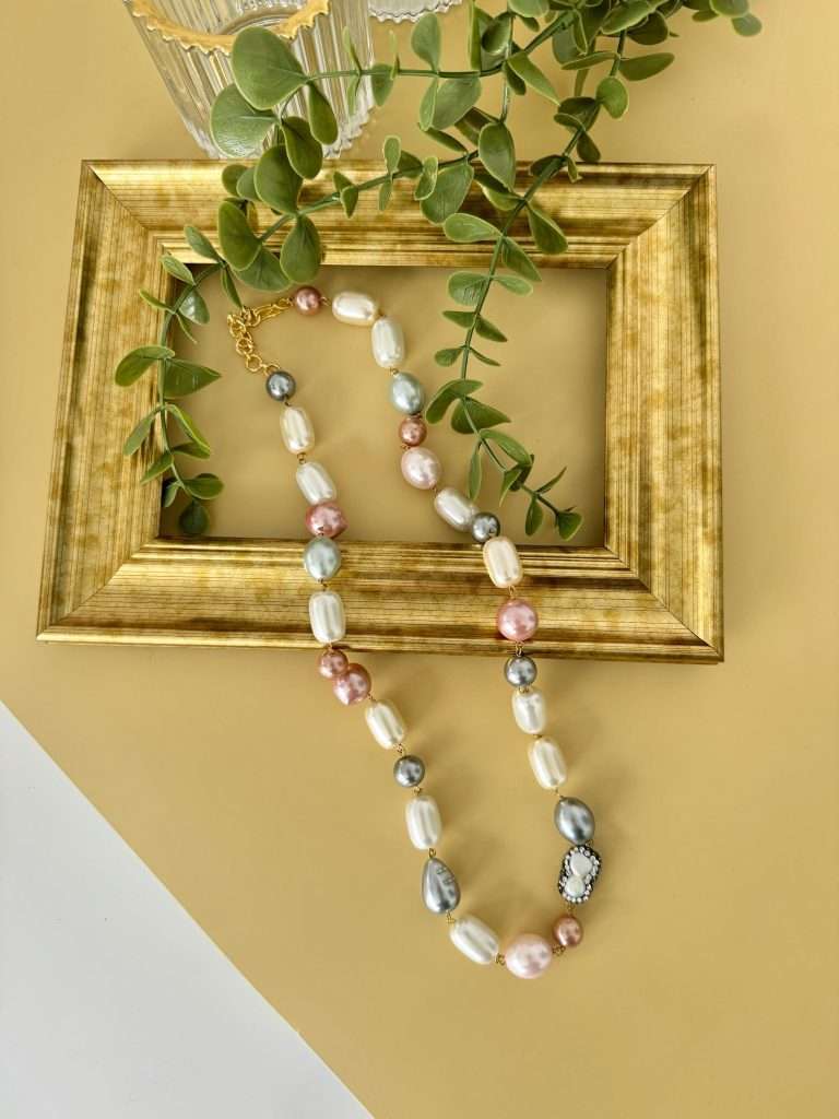 Multi Pearl Necklace - nk collection