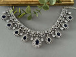 Neve Necklace Set – Sapphire - nk collection