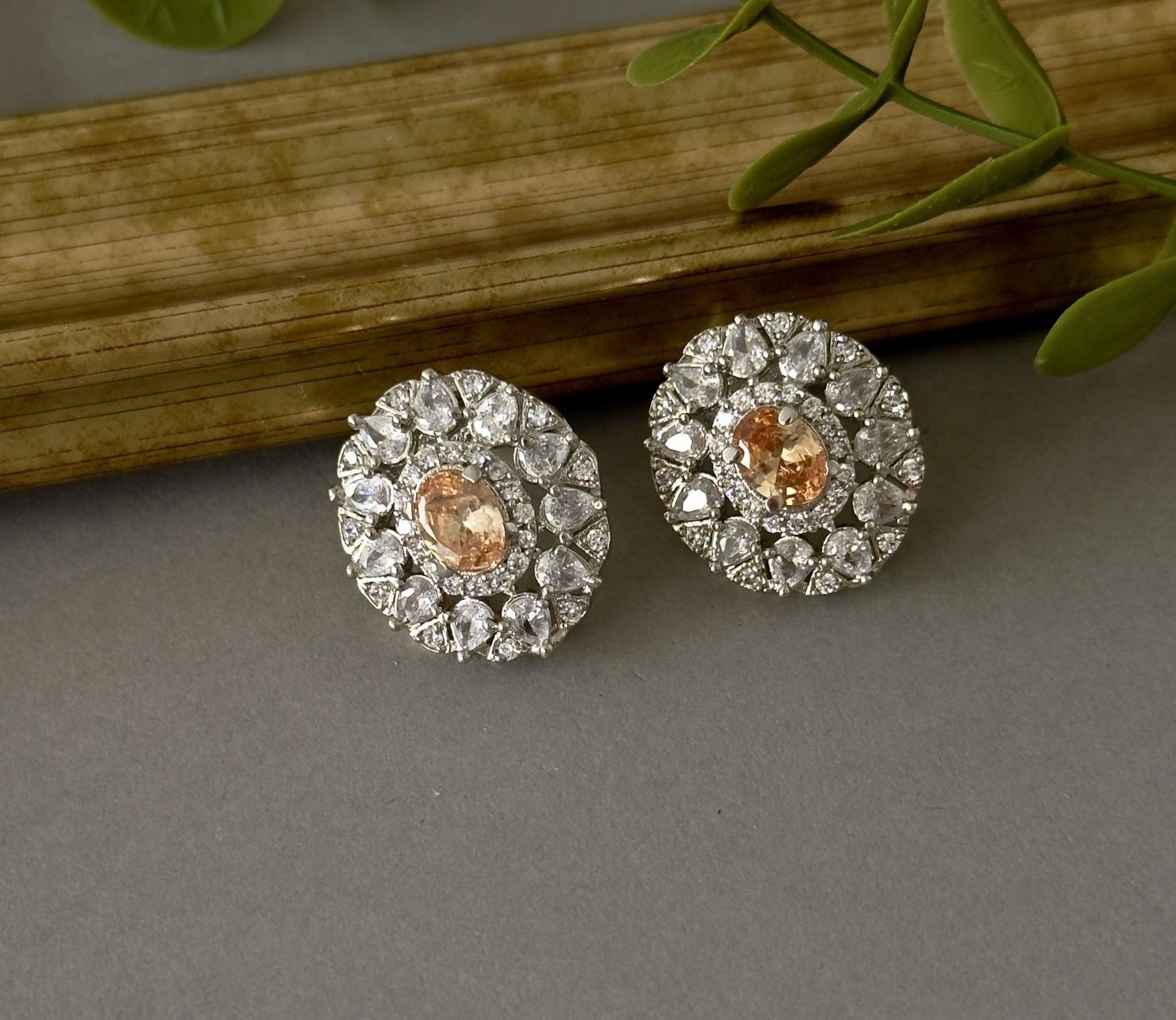 Oval Silver Tops – Champagne - nk collection