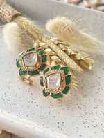 Pari Studs – Green onyx - nk collection