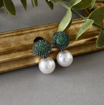 Pavé Drops – Green - nk collection