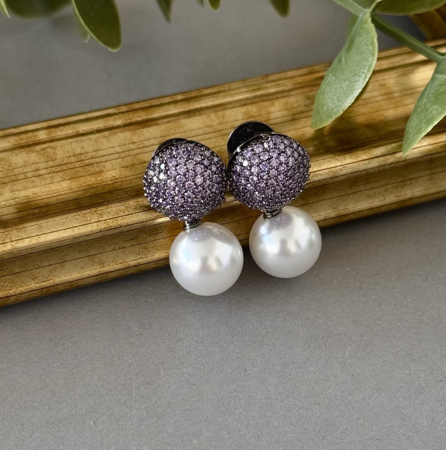 Pavé Drops – Lilac - nk collection