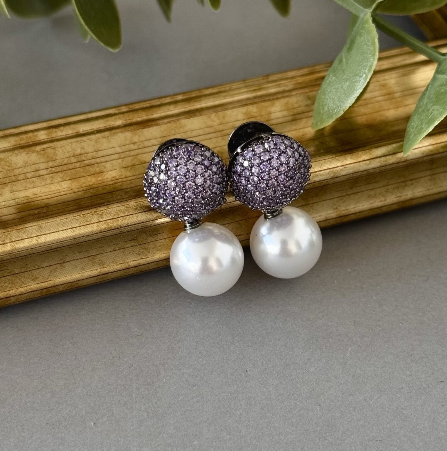 Pavé Drops – Lilac - nk collection