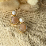 Peach Round Drops - nk collection