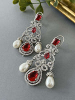 Pearl Drop Earrings – Ruby - nk collection