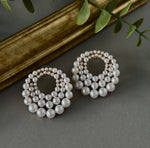 Pearl Statement Earrings - nk collection