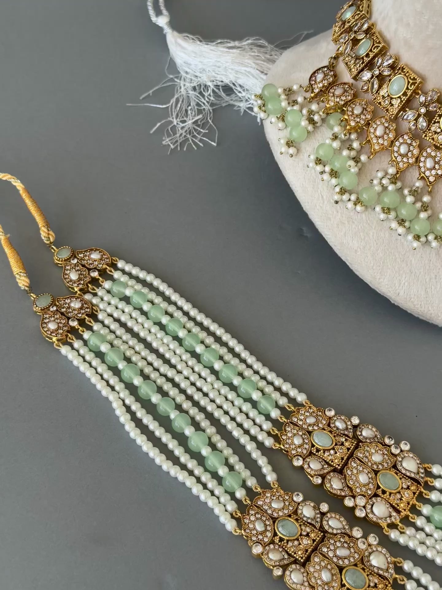 Mint Green Bridal Set