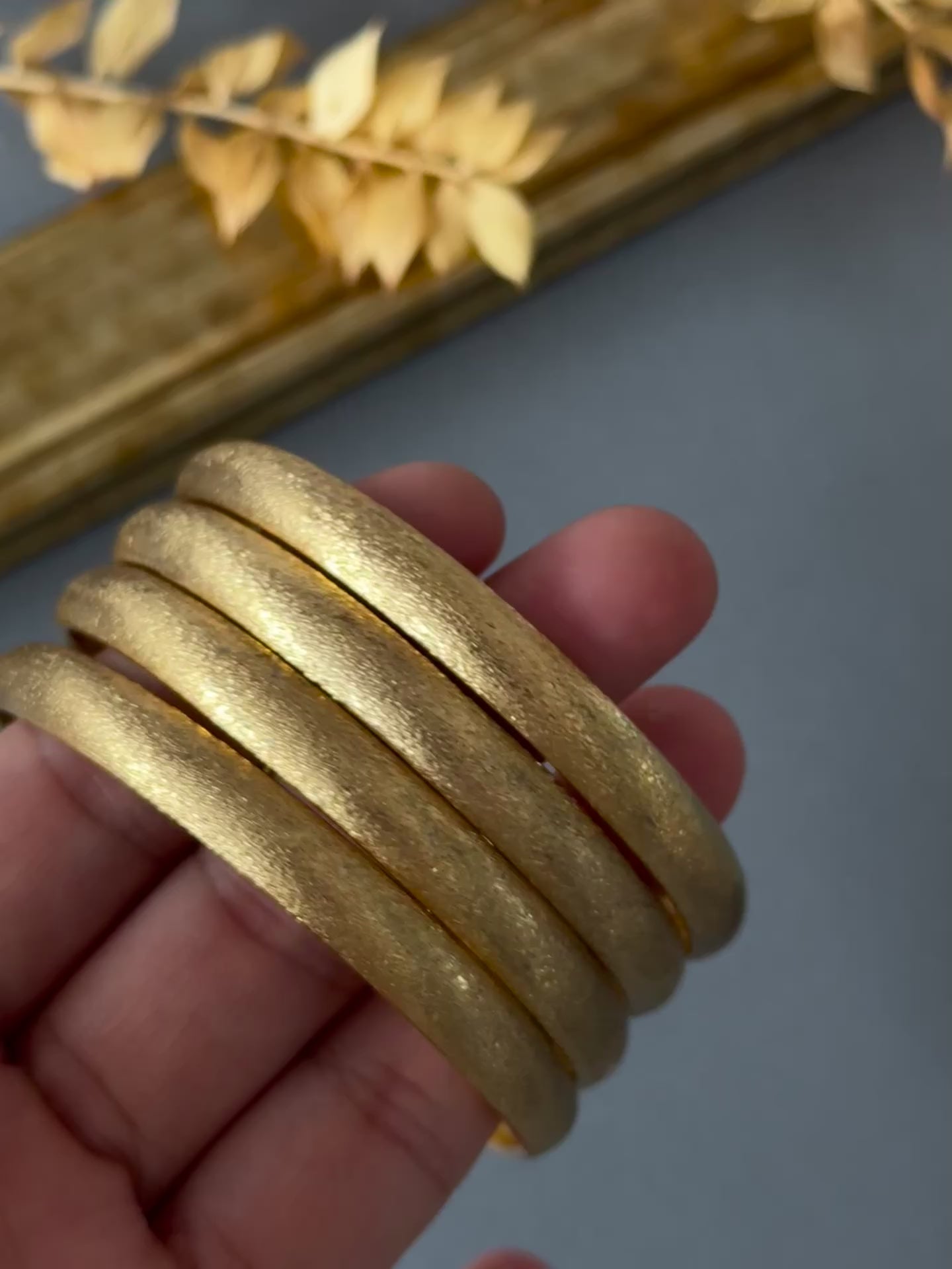 Gold Bangle Set