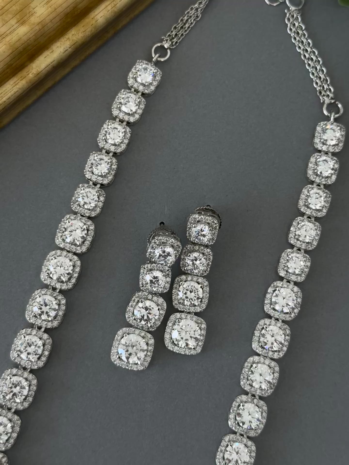 Zircon Tennis Necklace