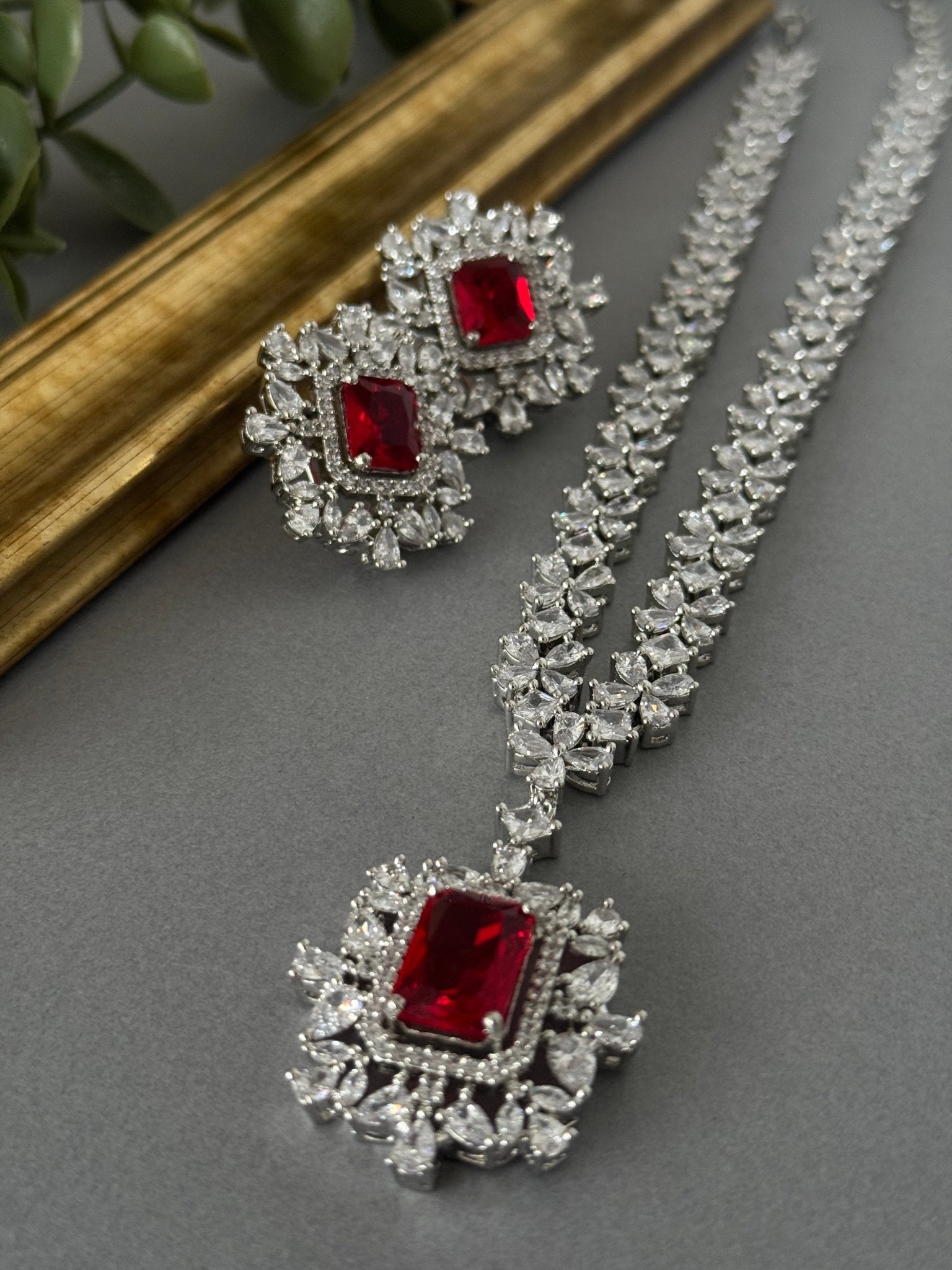 Red Drop Pendant - nk collection