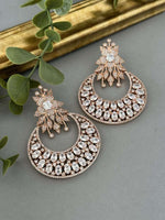 Rose Gold Chandbali - nk collection