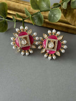 Ruby Pearl Studs - nk collection