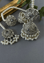 Silver Antique Jhumki - nk collection