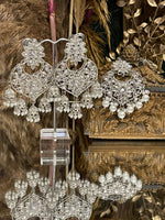 Silver Bali Jhumki Set - nk collection