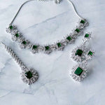 Silver Diamond Look – Emerald - nk collection