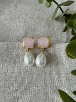 Sq Pearl Drop – Pinks - nk collection
