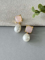 Sq Pearl Drop – Pinks - nk collection