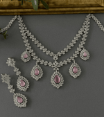 Tear Drop Silver Pink - nk collection