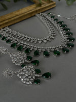 Tiana Double Drop – Emerald Green - nk collection