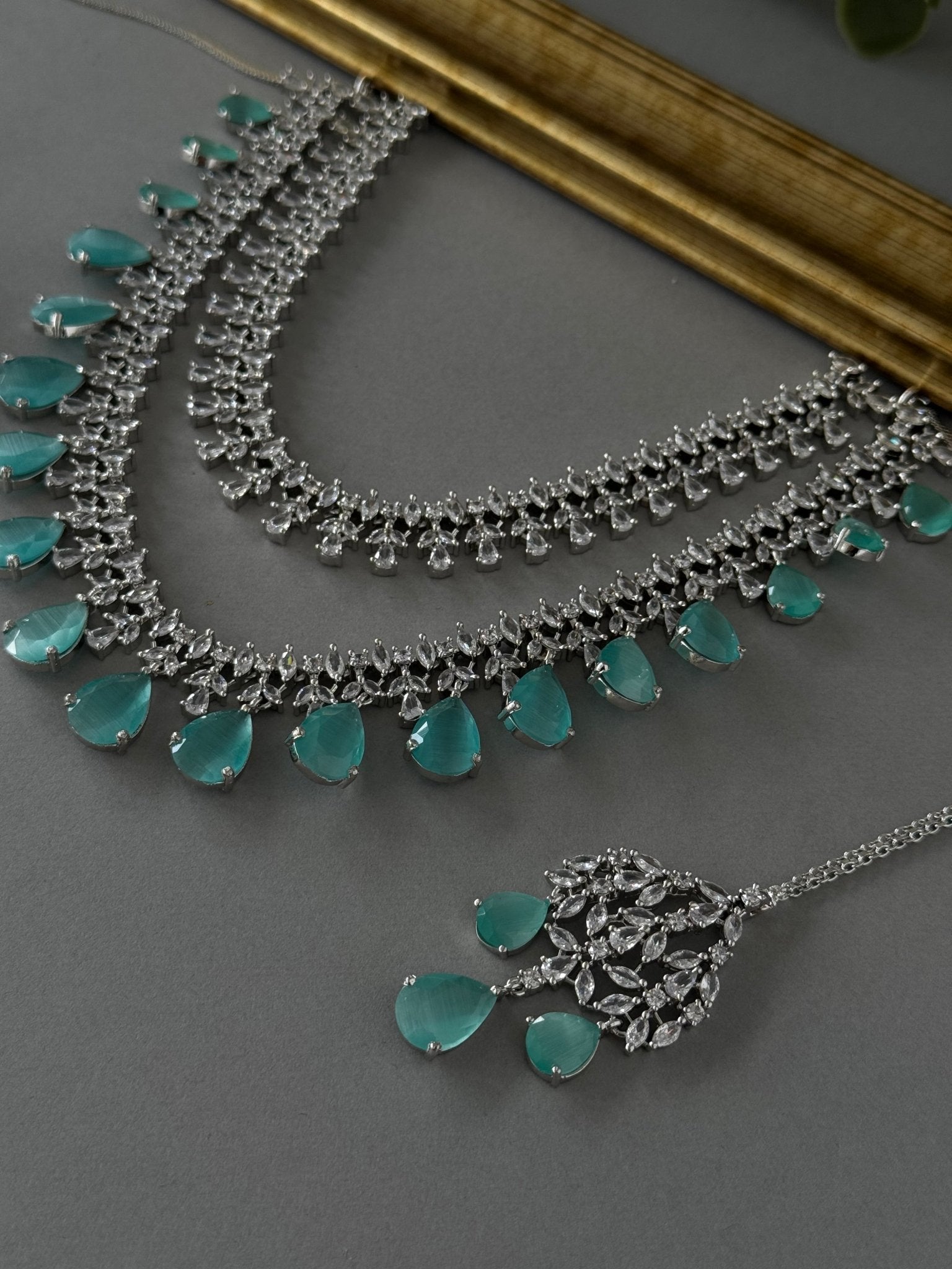 Tiana Double Drop – Mint - nk collection