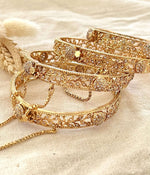 Zircon Handmade Bangles set of 4 - nk collection