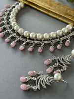 Zircon Pearl Set – Pink - nk collection