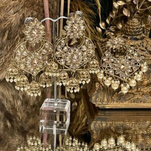 Champagne Bali Jhumki Set