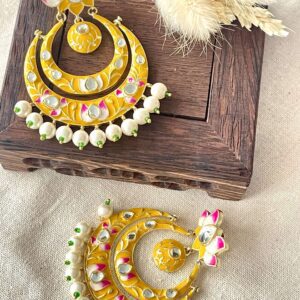 MeenaKari Bali – Yellow