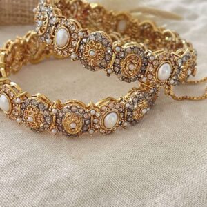 Oval Polki Pearl Kare
