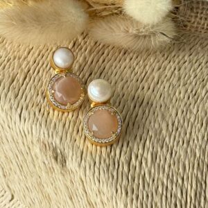 Peach Round Drops
