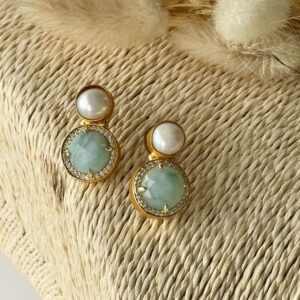 Amazonite Round Drops