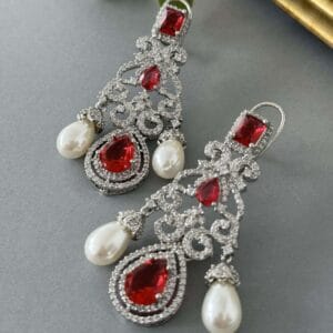 Pearl Drop Earrings – Ruby