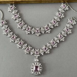 Diamond Look Sq Set – Fluorite Pink