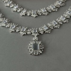 Diamond Look Double Set – Grey