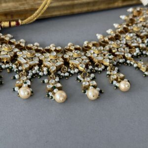 Kundan Choker Set – Green
