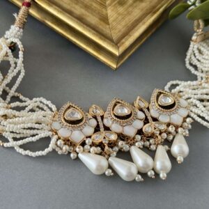 Mother Of Pearl Choker Set