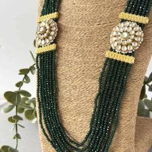 Deep Green Long Necklace
