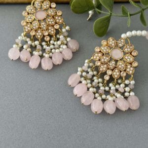 Leyla Studs – Blush Pink